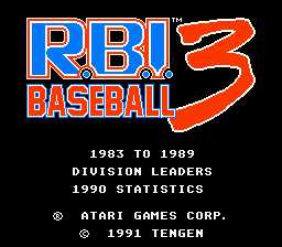 RBI棒球3 美版